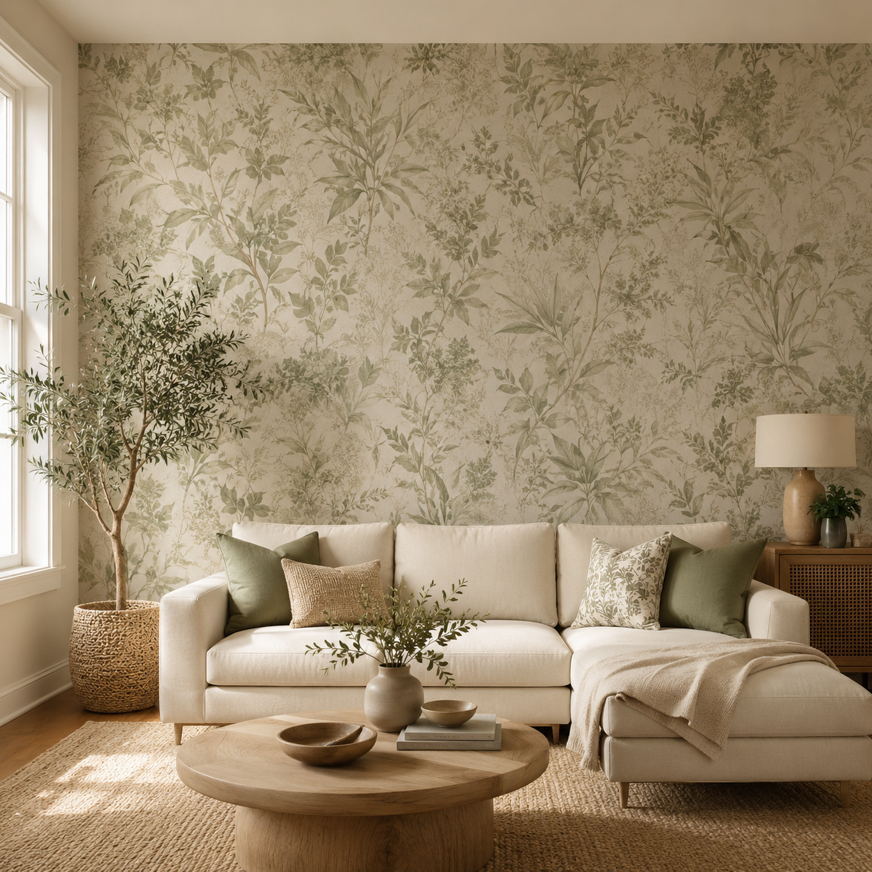 Living room wallpaper