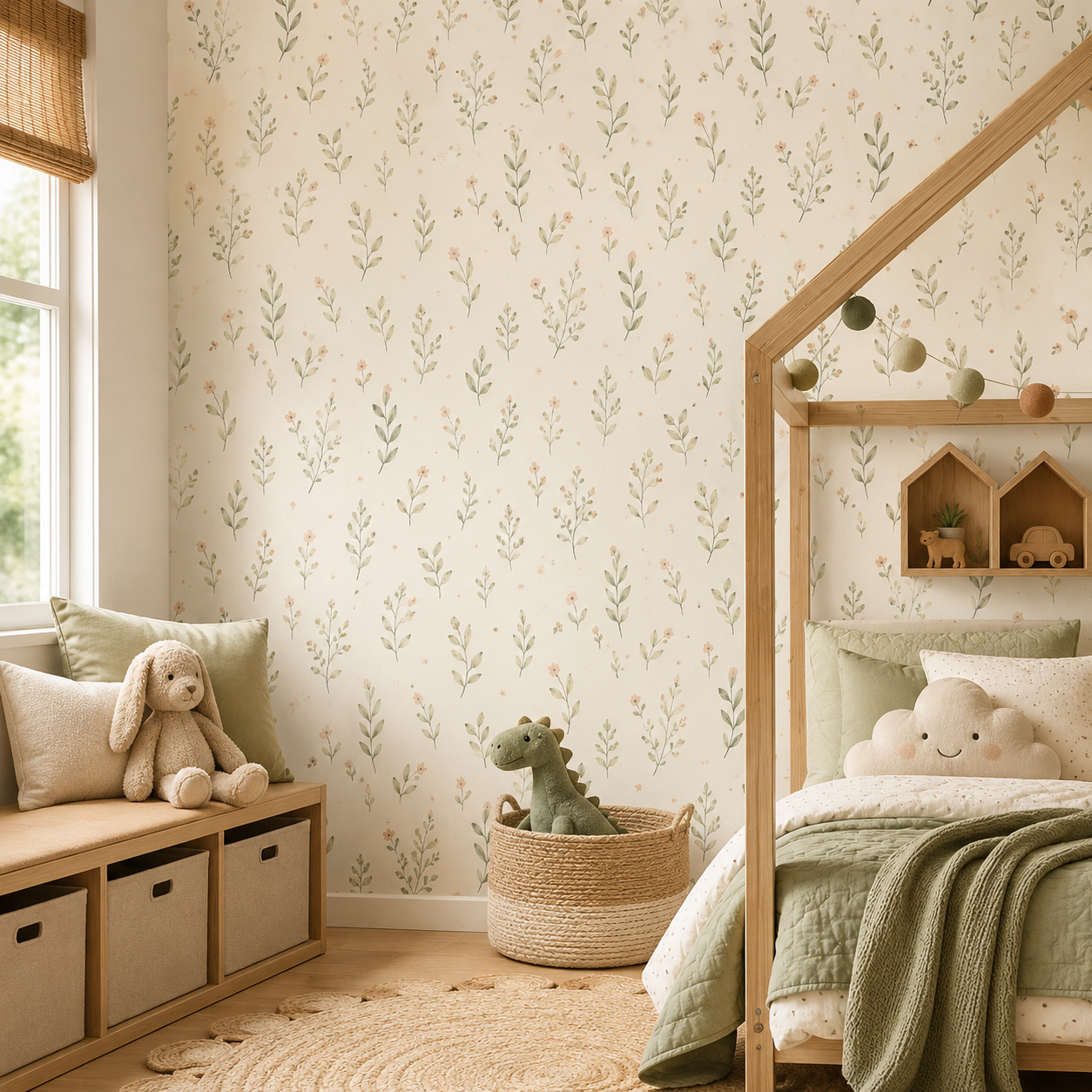 Kids room wallpaper application